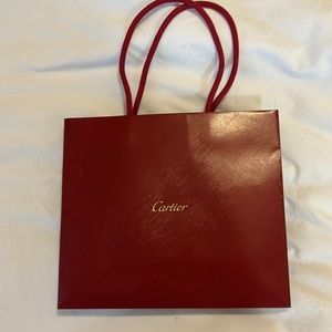 Cartier shopping bag